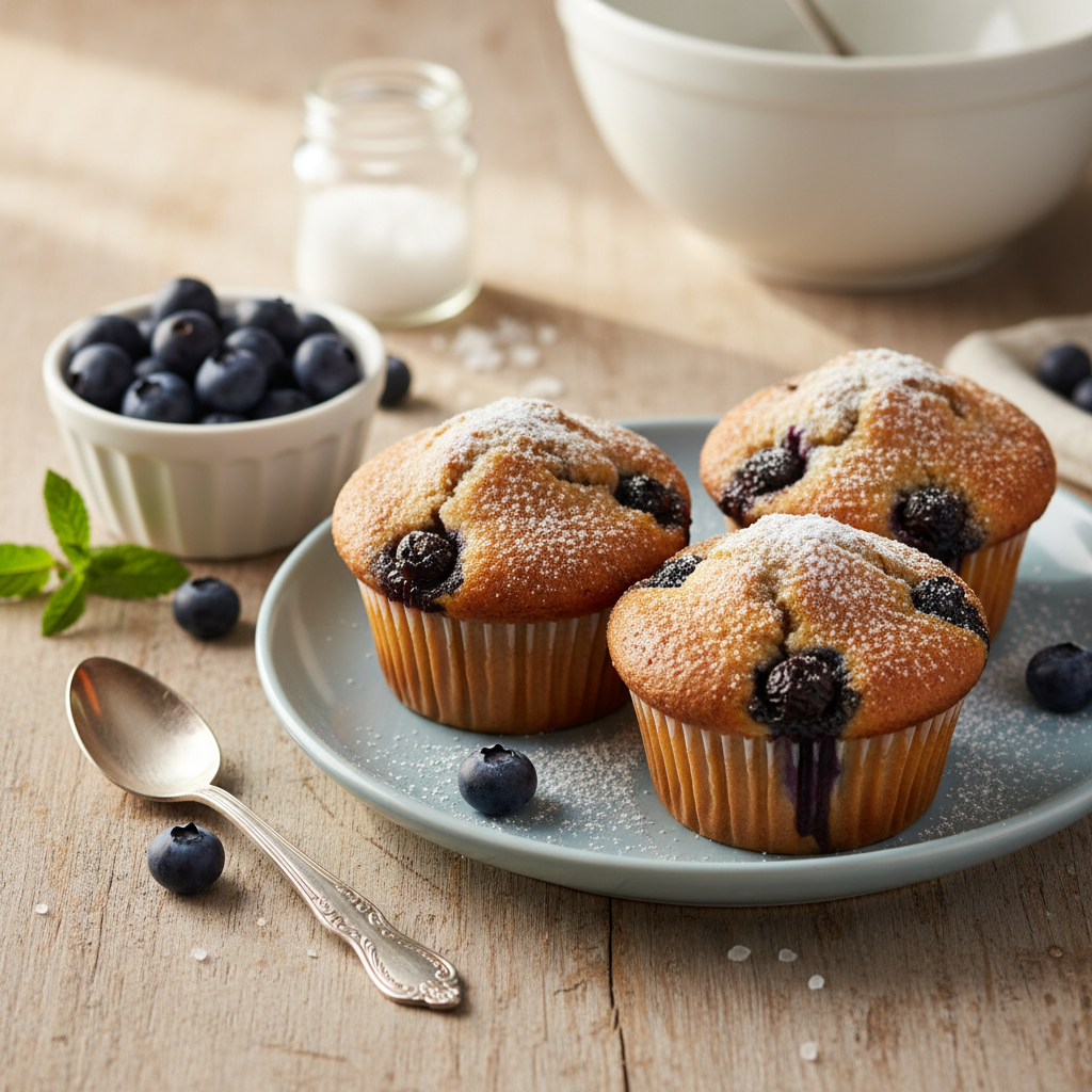 Kaip išsikepti purius keksiukus su šilauogėmis – paprastas receptas vasaros desertui