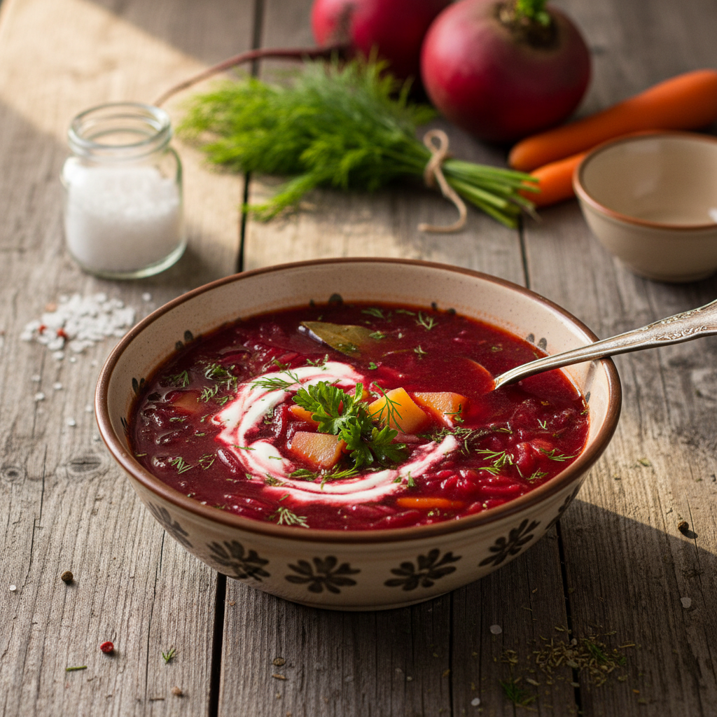 Kaip pasigaminti skanią burokėlių sriubą: paprastas receptas kiekvienai dienai