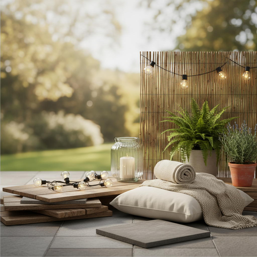 5 lauko terasos idėjos, kurios padės sukurti jaukią poilsio erdvę