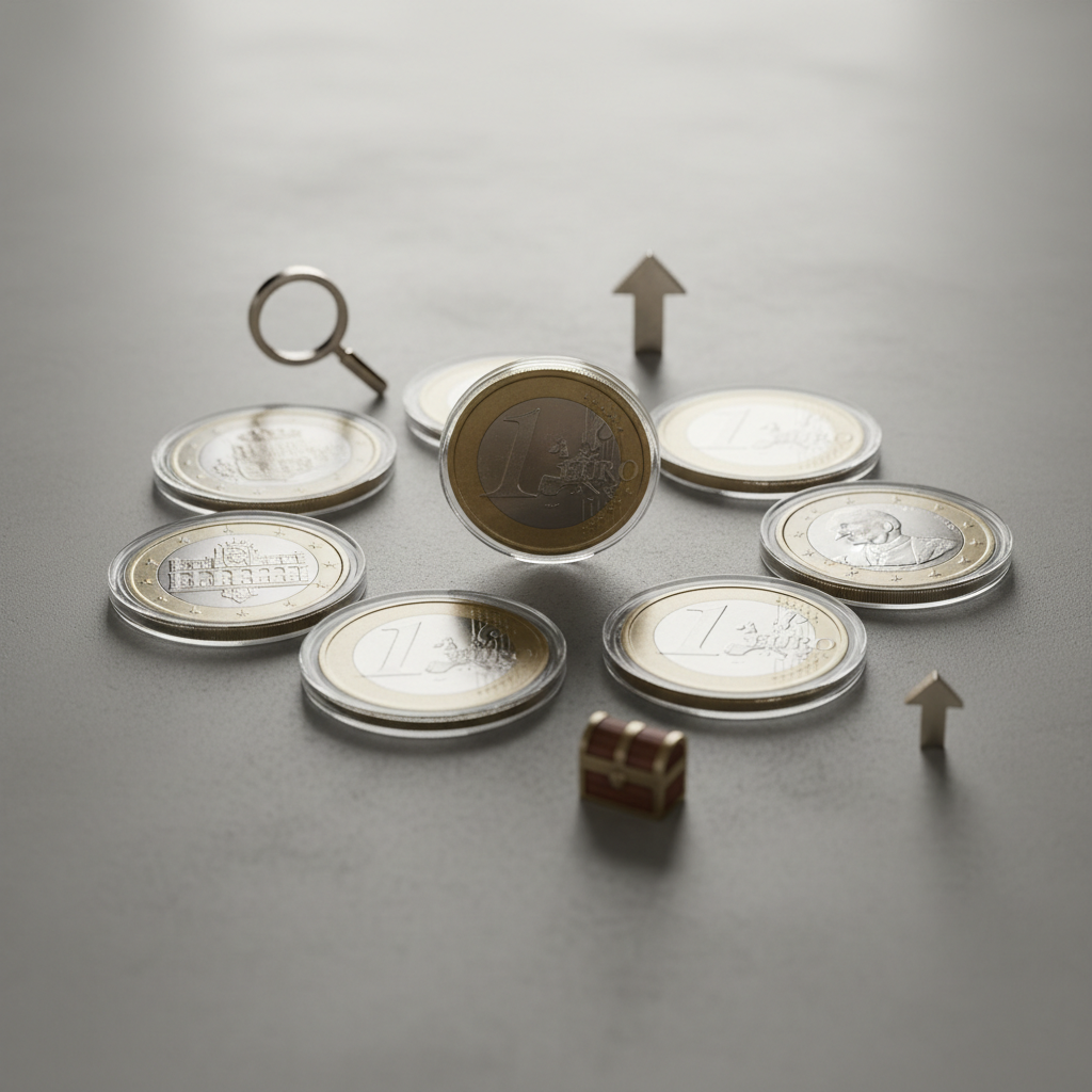 Brangiausios vieno euro monetos: kokių radinių vertė gali nustebinti kolekcionierius