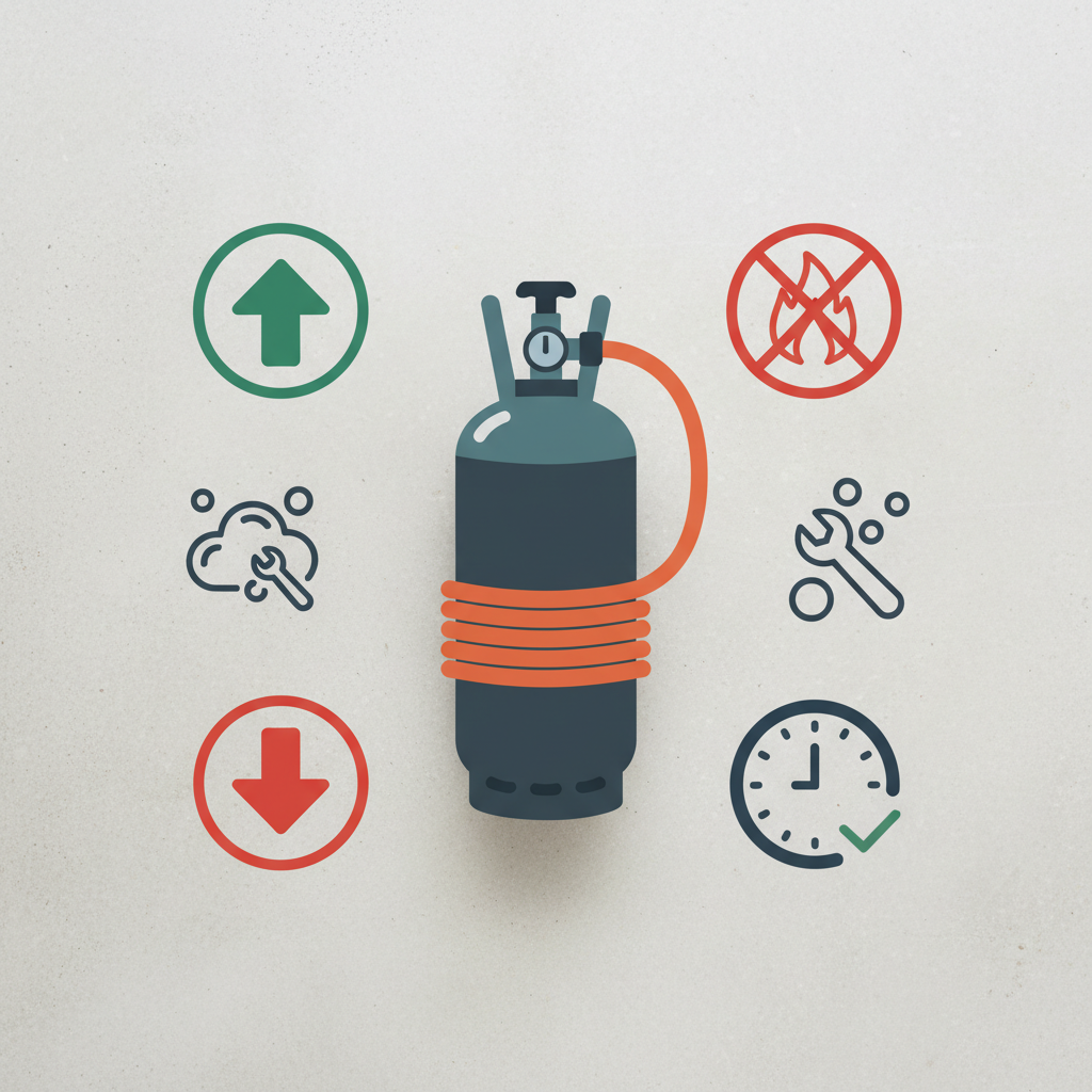 Kas svarbu žinoti, kai namuose naudojamas dujų balionas