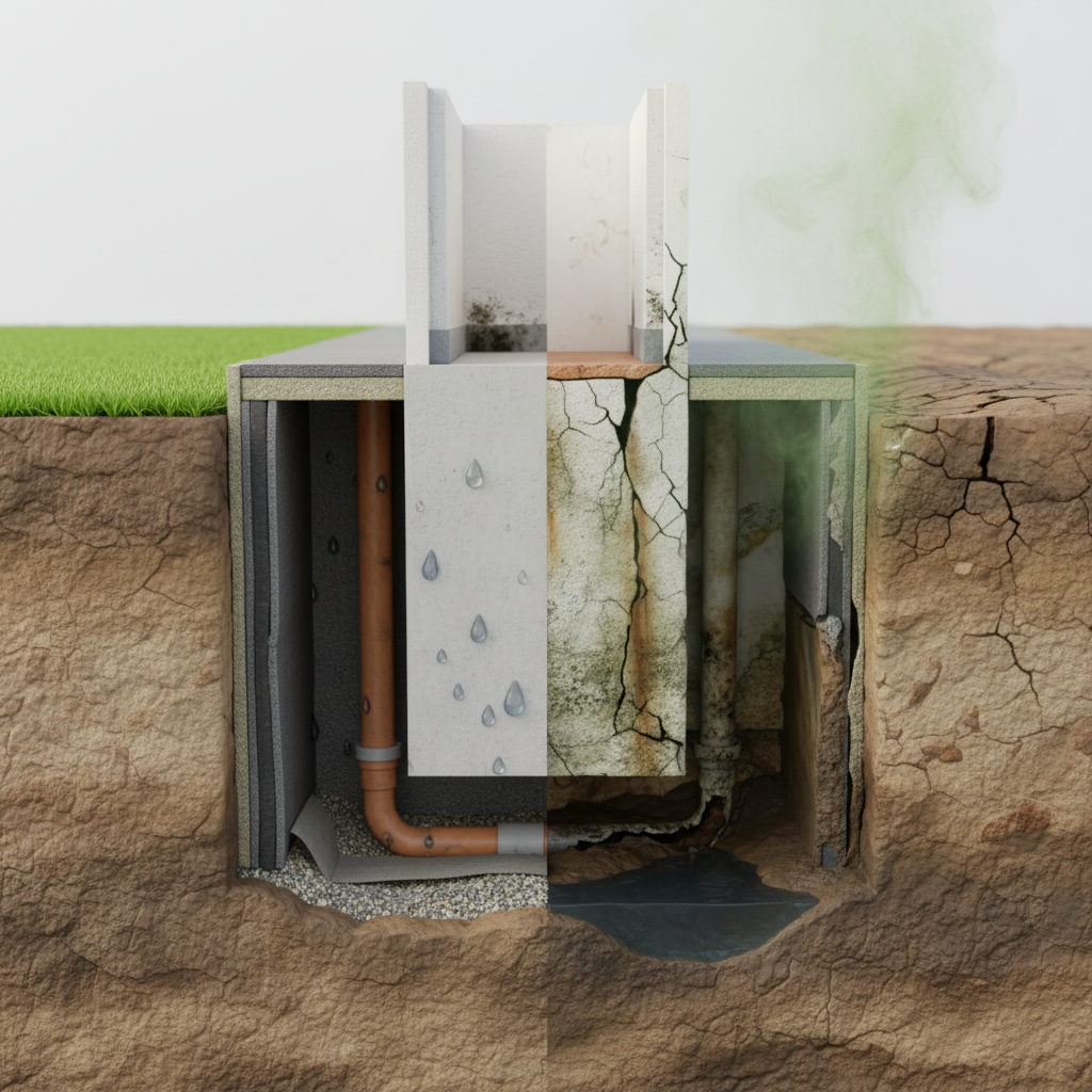 Pamatų hidroizoliacija: klaidos, kainuojančios tūkstančius